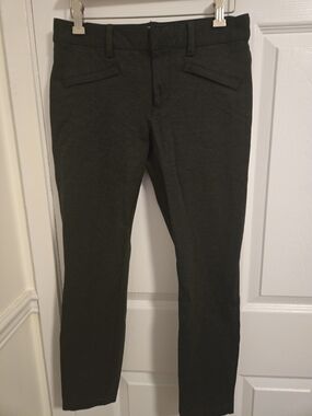 GAP Women's Charcoal Cropped Dress Pants